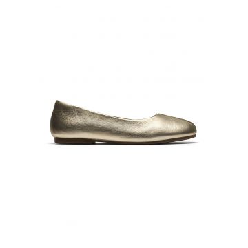 Balerini de piele Livia Lily - Auriu