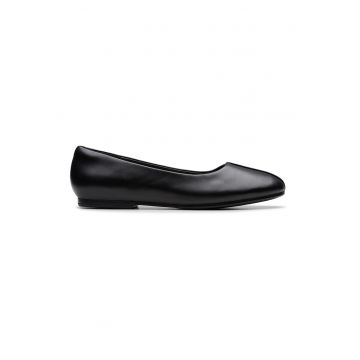 Balerini de piele Livia Lily - Negru