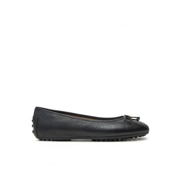 Balerini pentru dama -  piele naturala - negru - elegant - confortabil