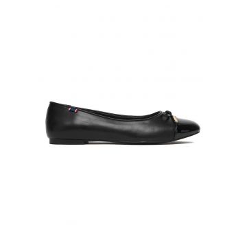 Balerini -  Textil - Negru