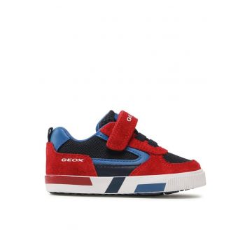 Pantofi copii  301646785 - Piele intoarsa/Textil - Rosu