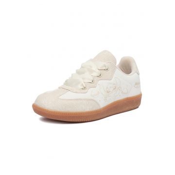 Pantofi copii -  adidasi - bej - material sintetic - pentru fete