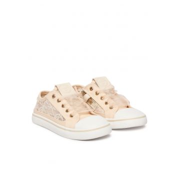 Pantofi copii -  adidasi - bej - textil