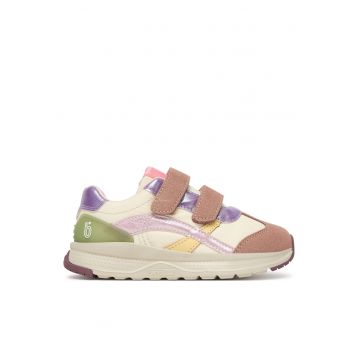 Pantofi copii -  adidasi fete - roz - material textil - sistem inchidere Velcro -