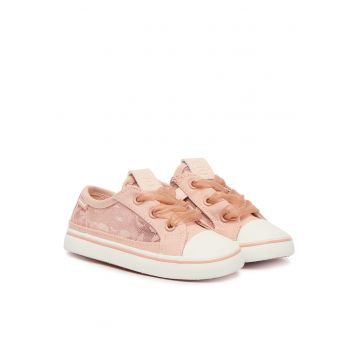 Pantofi copii -  adidasi fete  - roz - textil