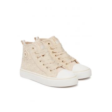 Pantofi copii -  adidasi - textil - bej