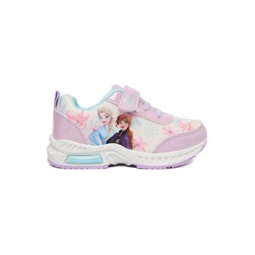 Pantofi copii -  LED-uri intermitente - alb - textil
