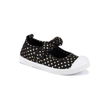 Pantofi copii -  negru - material textil - pentru fete