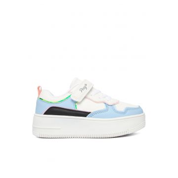 Pantofi copii -  pentru fete - piele ecologica - Multicolor