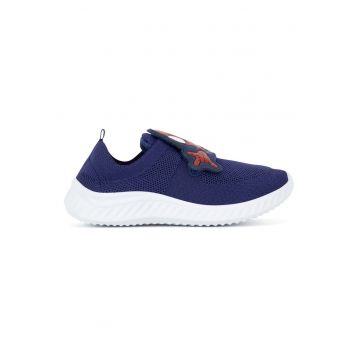 Pantofi copii -  sneakers - albastru - material textil - sistem inchidere velcro