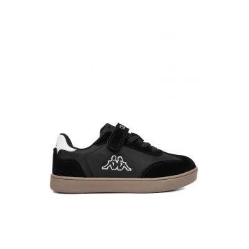 Pantofi copii -  velcro - negru - textil