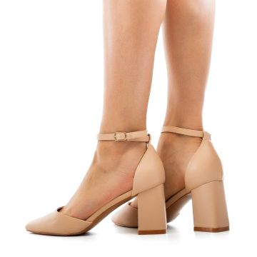 Pantofi dama Abes Bej