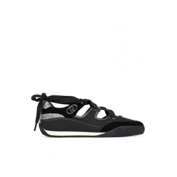 Pantofi dama -  textil - negru - confortabili