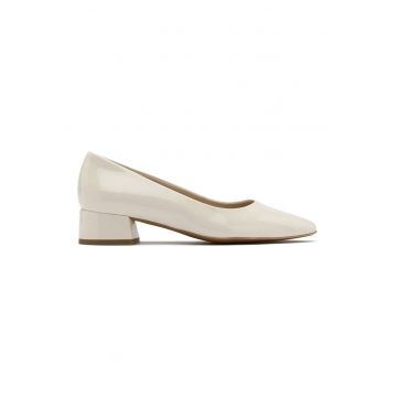 Pantofi de piele ecologica Libra - Alb