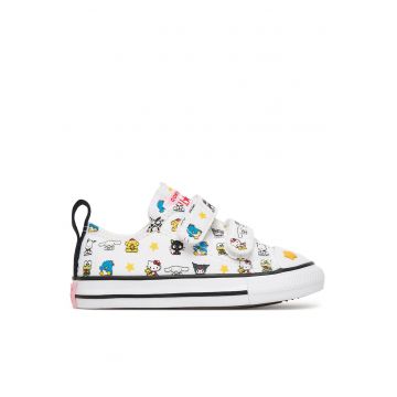 Pantofi fete A17703C -  Textil - Alb