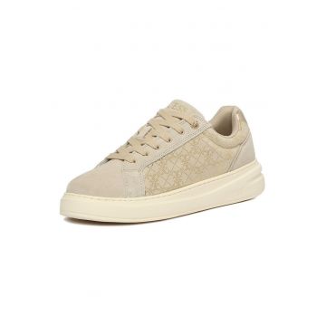 Pantofi  piele naturala - bej - Bej
