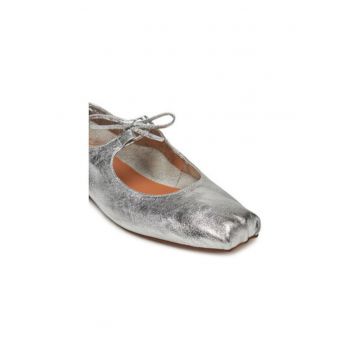 Balerini  BATSHEVA BALERINY - Piele naturala - 40 EU - Argintiu