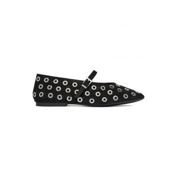 Balerini dama 5906751815366 -  Piele naturala - Negru