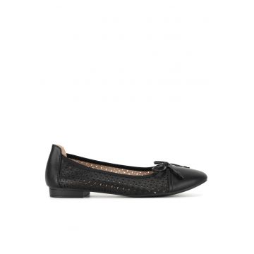 Balerini pentru dama -  Textil - Negru