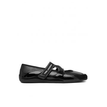 Balerini -  Piele naturala - Negru - Dama