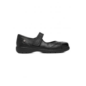 Balerini -  Piele naturala - Negru - Pentru dama