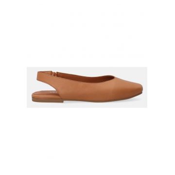 Balerini slingback cu varf patrat