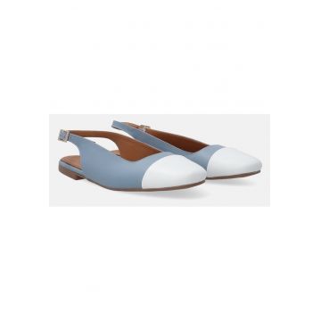 Balerini slingback din piele naturala
