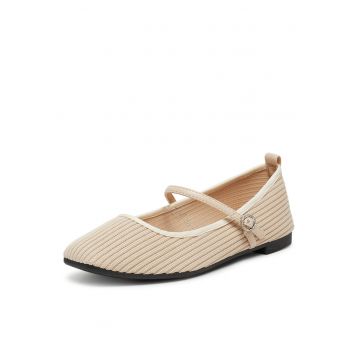 Balerini  textil - bej