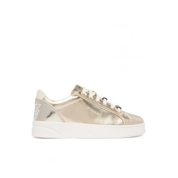 dama -  piele naturala - SS0131 P028 - Alb/Auriu