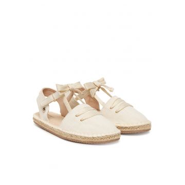 Espadrile copii -  bej - textil - sistem inchidere Velcrodwqf - Bej