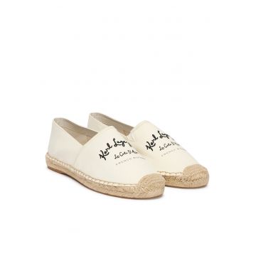 Espadrile dama -  tesatura - bej ecru -