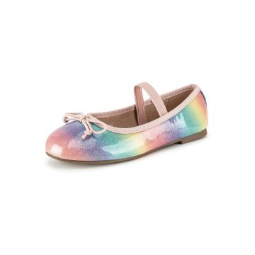 Pantofi copii -  balerini - multicolor - material sintetic