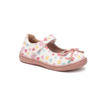 Pantofi copii -  balerini - multicolor - material textil - sistem inchidere velcro