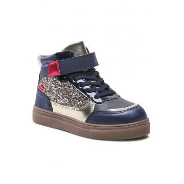 Pantofi copii  cu sclipici - Bleumarin