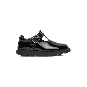 Pantofi copii -  negru - sintetic - inchidere cu scai -