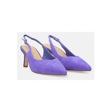 Pantofi cu toc kitten cu varf ascutit