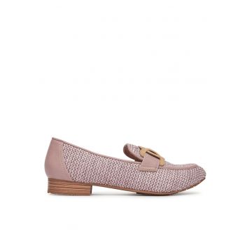 Pantofi dama -  material textil - violet
