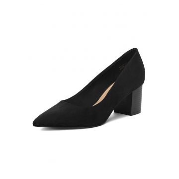 Pantofi dama -  model clasic - negru - textil