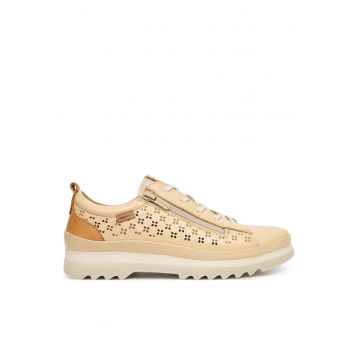 Pantofi dama -  piele naturala - bej