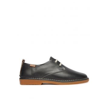 Pantofi dama -  piele naturala - bleumarin W5W-4535