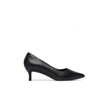 Pantofi dama -  piele naturala - negru -