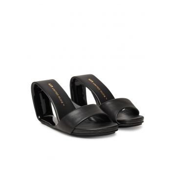 Pantofi dama -  piele naturala - negru