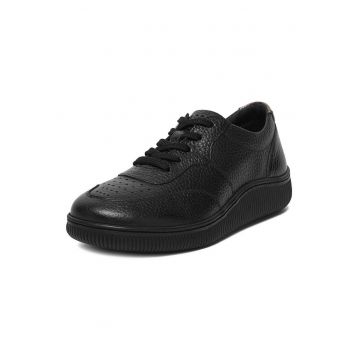Pantofi dama -  piele naturala - negru -
