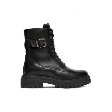 Pantofi dama -  piele naturala - negru -