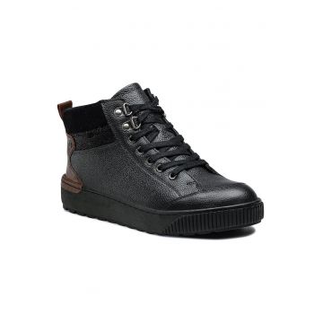 Pantofi dama -  piele naturala - negru -