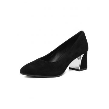 Pantofi dama  piele naturala - Negru