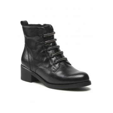 Pantofi dama -  piele naturala - negru -