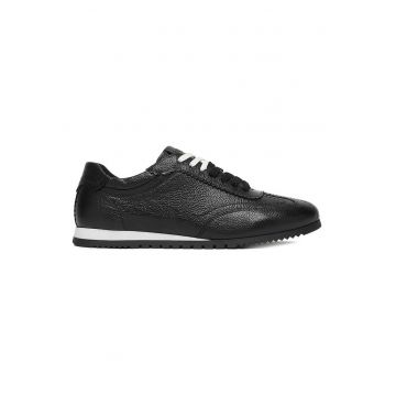 Pantofi dama -  piele naturala - negru - confortabili