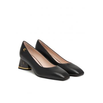 Pantofi dama -  piele naturala - negru