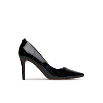 Pantofi dama -  stiletto - negru - material sintetic